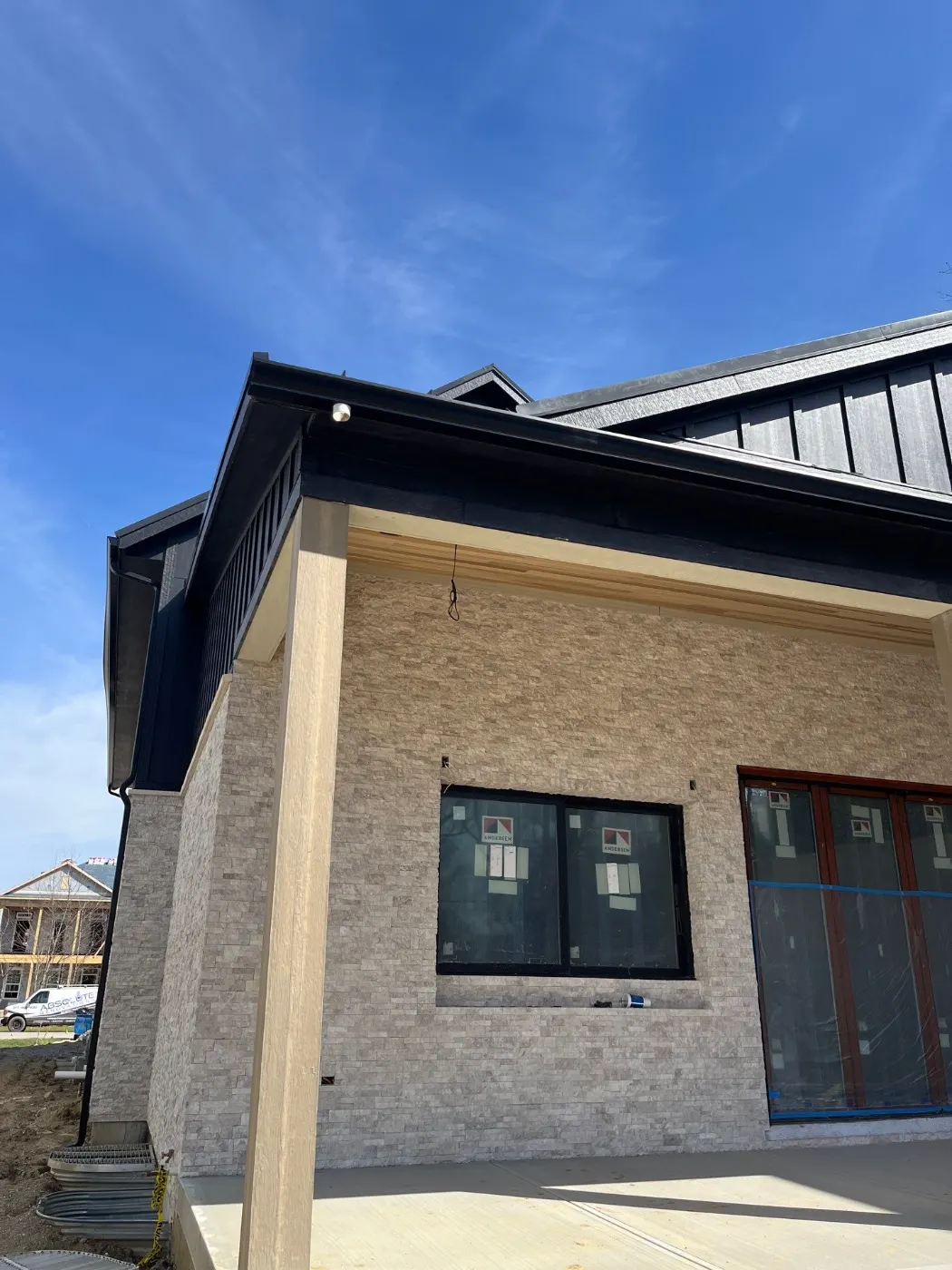 Siding installation documented in Sunblest Farms